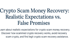 Crypto Scam Money Recovery